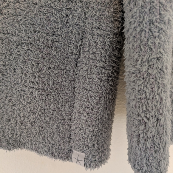 Barefoot Dreams Soft Gray Cardigan - Picture 5 of 7